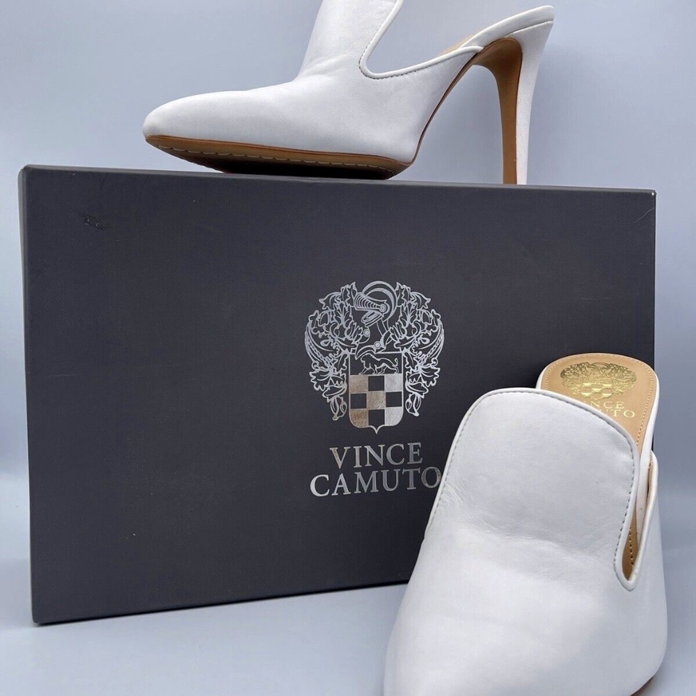 Vince Camuto Emberton Women's Shoe Open Back Heel Pure Sheepskin Size 10 M